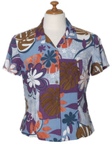 Shakabera Fitted Blouse Women Aloha Shirt