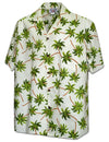 Aloha Palms Men's Cotton Hawiian Shirt