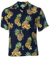 Short Sleeves Maui Pineapples Men's Aloha Shirt Men's Rayon Shirts