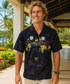 Hot Rod Parade Aloha Shirt Route 66 Black