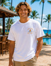 Angry Shark Men's Hawaiian T-Shirt White