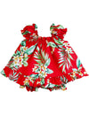 Baby 2 Piece Cotton Flower Capri Set