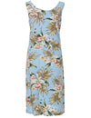 Bias Cut Style Knee Length Hawaiian Dress