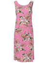 Bias Cut Style Knee Length Hawaiian Dress