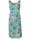 Bias Cut Style Knee Length Hawaiian Dress