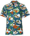 Big Island Volcano Cotton Men's Shirt
