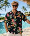 Short Sleeves Big and Tall Rayon Aloha Shirt
