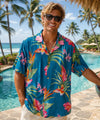 Short Sleeves Big and Tall Rayon Aloha Shirt