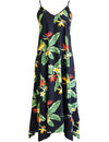 Birds of Paradise Long Maxi Hawaiian Dress