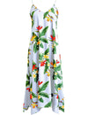 Birds of Paradise Long Maxi Hawaiian Dress