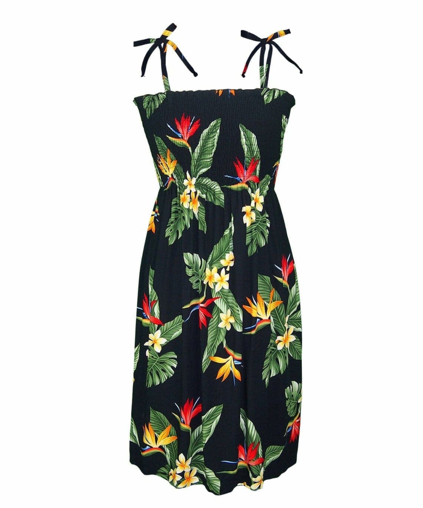 Birds of Paradise Smock Hawaiian Dress