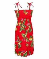 Birds of Paradise Smock Hawaiian Dress