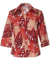 Monstera 3/4 Sleeves Women's Blouse