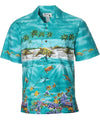 Border Chest Turtles Hawaiian Shirt