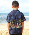 Long Boards Cotton Boys Hawaiian shirt