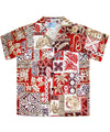 Boys Honu Tapa Cotton Aloha Shirt