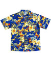 Boy's Cotton Roosters Hawaiian Shirts