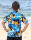 Boys Sunset Cotton Hawaiian Shirt