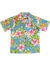 Hibiscus Valley Cotton Boys Aloha Shirt