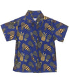 Button-Up Pineapples Boys Cotton Aloha Shirt