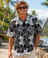 Cotton Relax Fit Casuals Yin Yang Shirt White