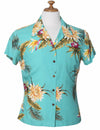 Ceres Short Sleeves Hawaiian Blouse