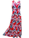 Cocktail Evening Maxi Long Hawaiian Dress