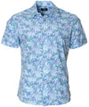 Coco Palm Poly Cotton Aloha Mens Polo Shirt