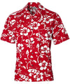 Short Sleeves Hibiscus Cotton Men's Aloha Shirt