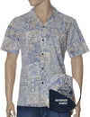 Cotton Reverse Fabric Tapa Honu Aloha Shirt