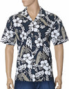 Cotton Vintage Surfboards Men's Aloha Shirt