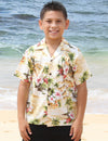 Diamond Head Cotton Boys Aloha Shirt Maize