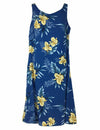 Hiolani Short Blue Tank Hawaiian Dress