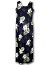 Iliwai Hibiscus Long Maxi Hawaiian Dress