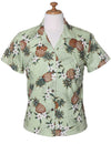 Fitted Pineapples Women Hawaiian Shirt