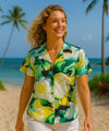 Makawao Women Hawaiian Shirt Yellow