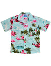 Flamingo Boys Aloha Shirt