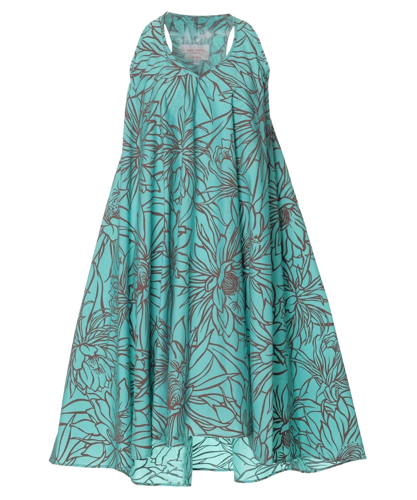 Float Short Tropical Pull Over Hawaiian Dress