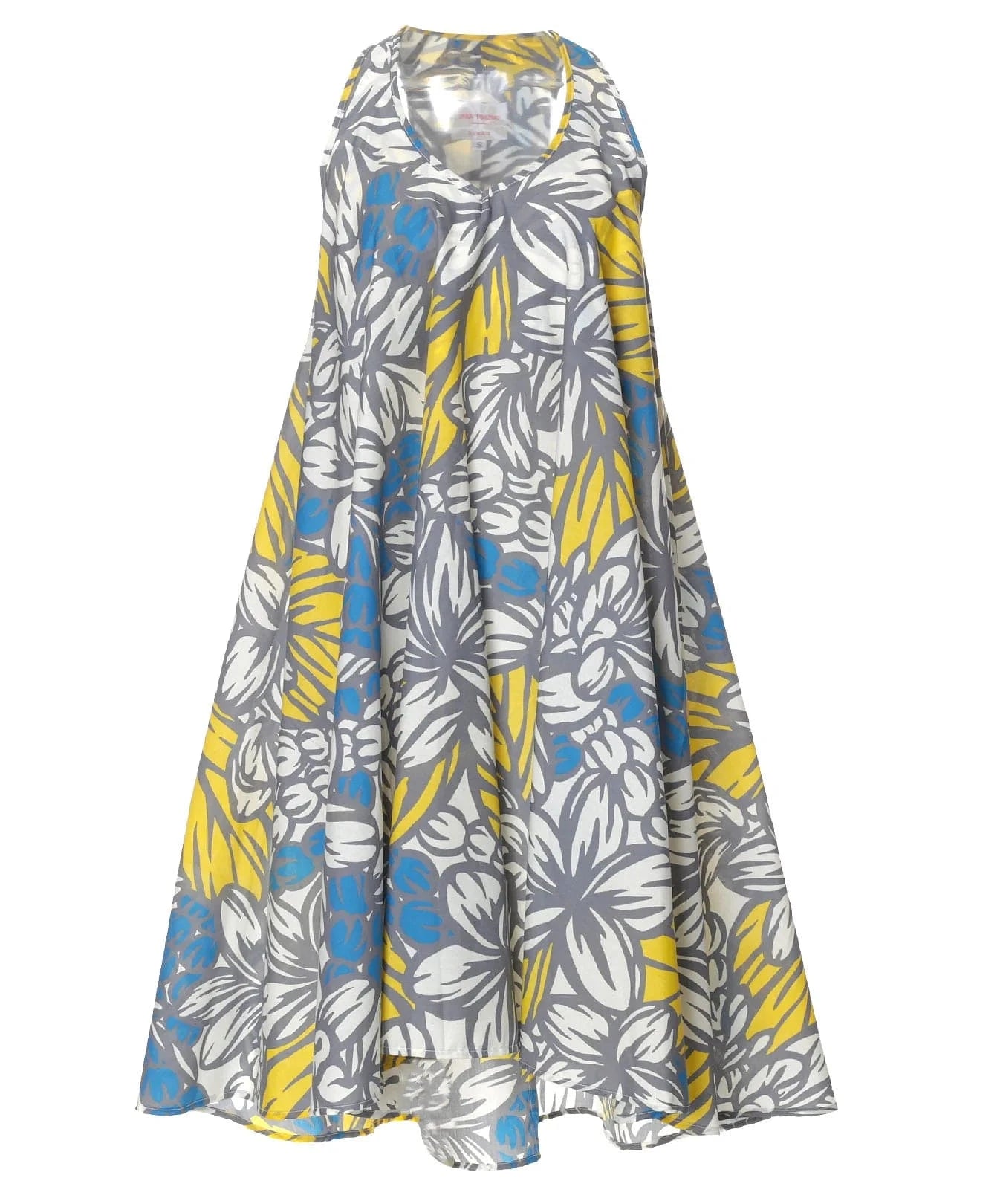 Poly Cotton Sleeveless Style Hawaiian dress