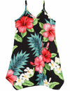 Flower Girls Dress V-Neck Hawaiian Style
