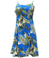 Ginger Flower Spaghetti Straps Short Dress