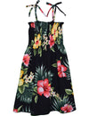 Plumeria Girls Smock Rayon Hawaiian Dress