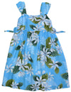 Girls Bungee Straps Hawaiian Dress