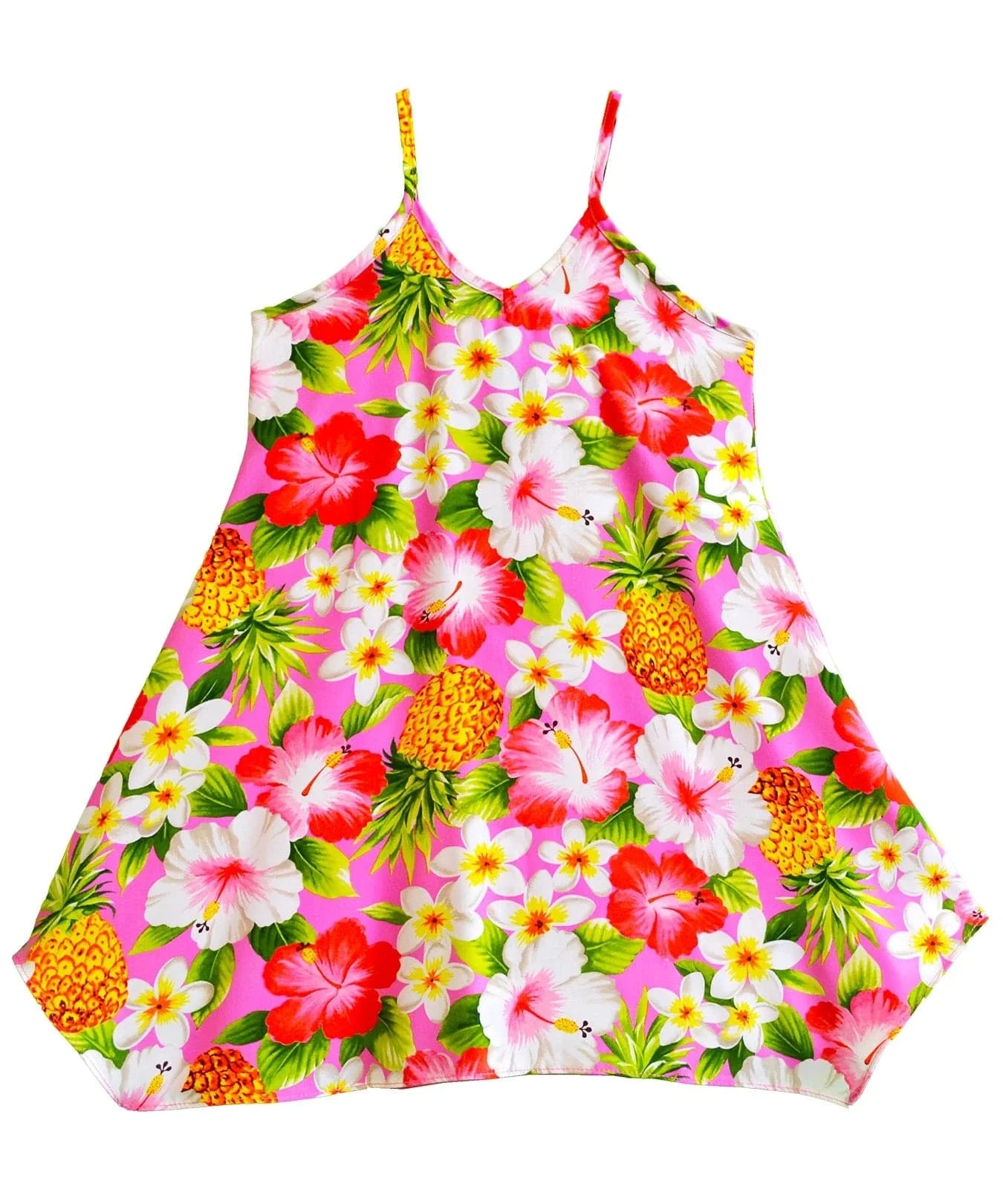 Pineapples Pull-Over Girls Rayon Dress
