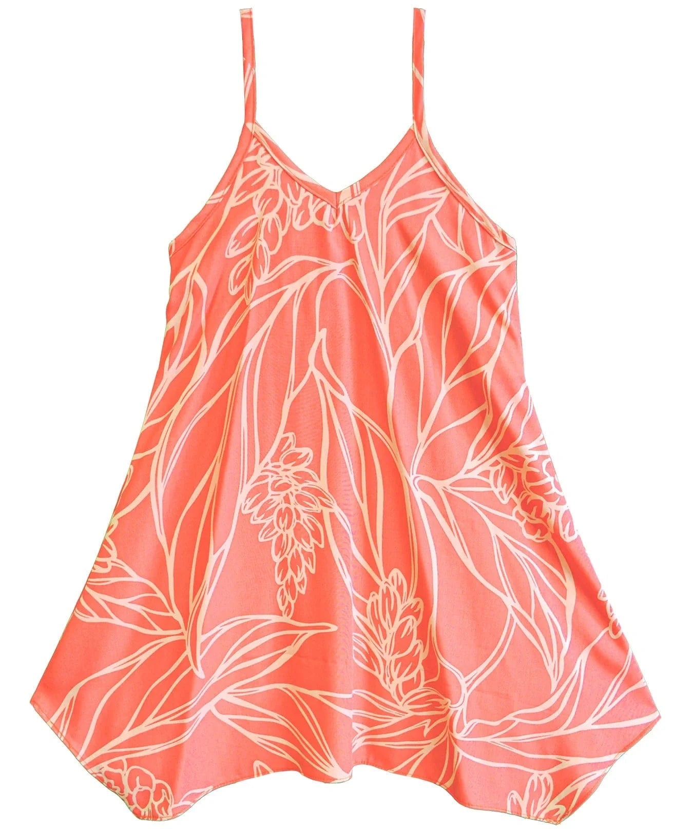 Soft Rayon Girls Hawaiian Dress