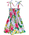 Girls Smock Rayon Hawaiian Dress