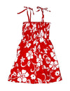 Hibiscus Girls Spaghetti Tube Top Smock Dress