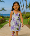 Wailea Girls Hawaiian Sundress Purple