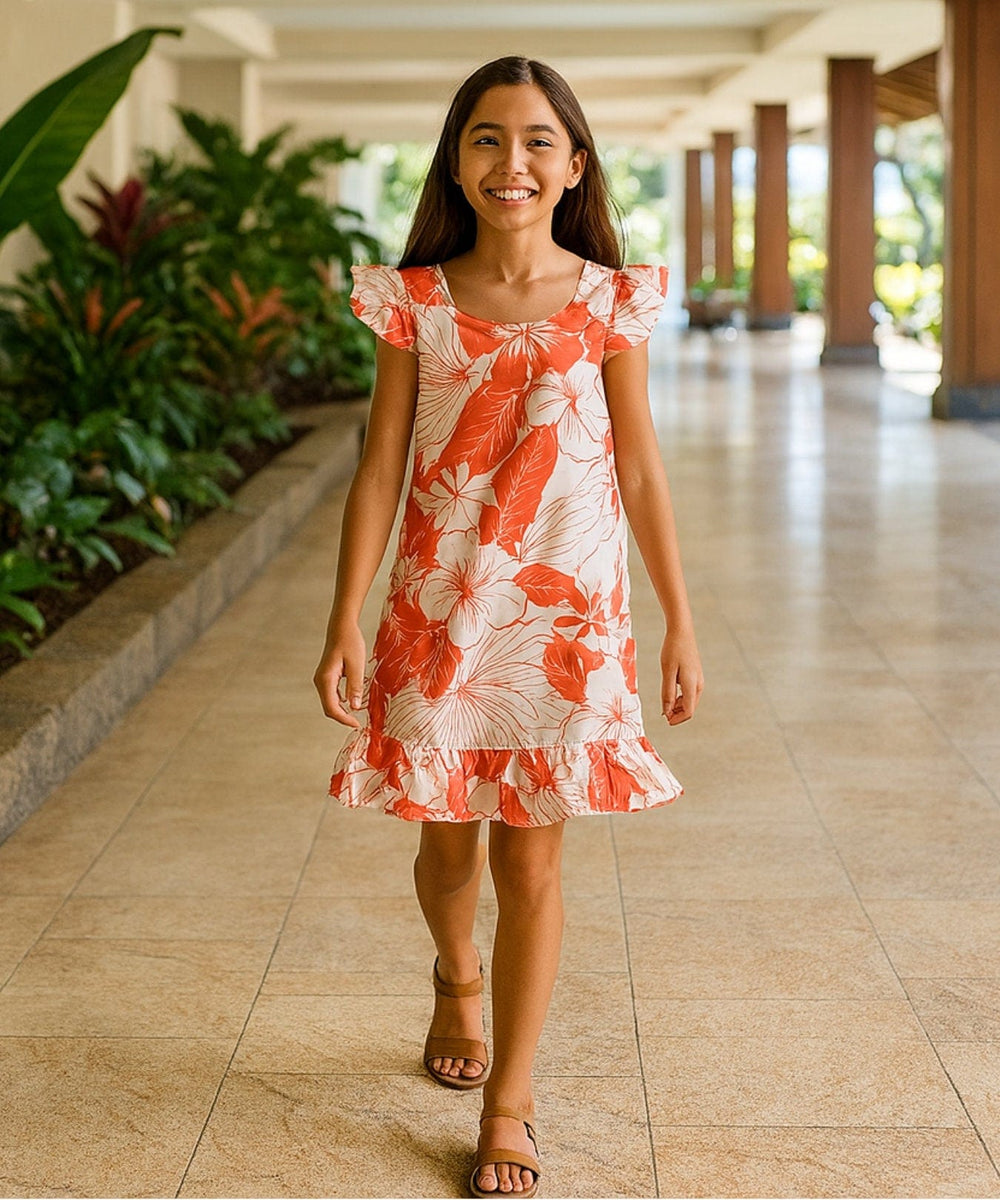 Lanai Adventure Girls Hawaiian Dress