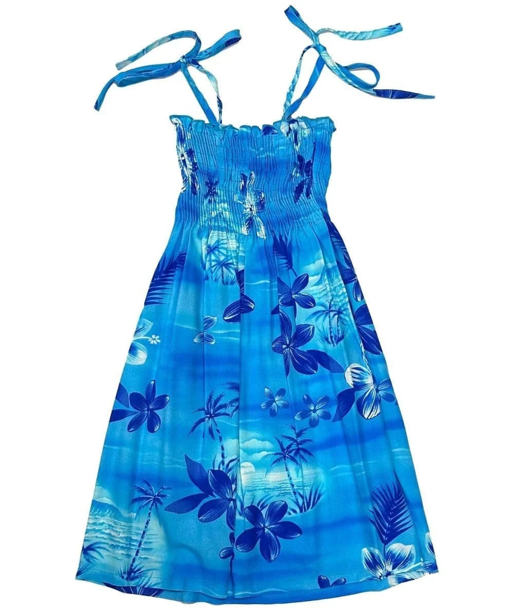 Girls Orchids Smock Top Flower Dress